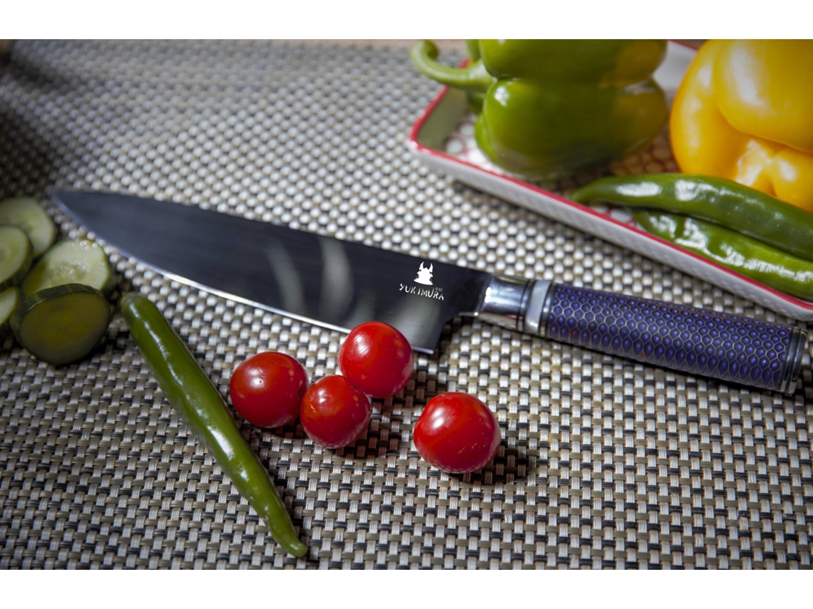 Faca do Chef Yukimura com revestimento de titânio