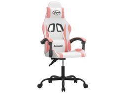 Cadeira de gaming VIDAXL Cor-de-rosa Couro Artificial