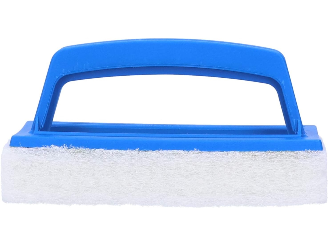 Escova De Esponja Manual Para Limpeza Piscinas Com Cabo Plástico Resistente E Alta Qualidade