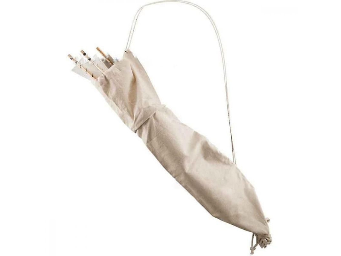 Carcaj Medieval De Lona Com Cordões, Armazenamento Portátil Para Flechas, Design Tecido À Mão