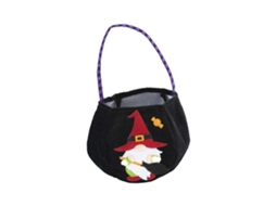 Sacola Decorativa Halloween Com Boneca De Desenho Animado