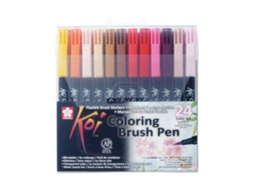 Marcador Pincel SAKURA Koi Conjunto (24 Cores)