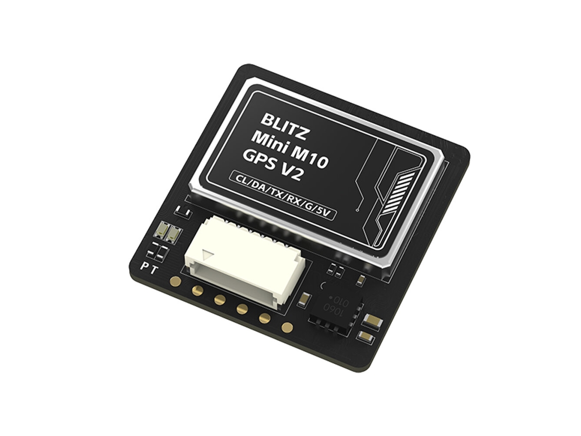 Módulo Gps 20*21*8mm Iflight Blitz Mini M10 Gps V2 Qmc5883l Bússola 18.2x18.2mm Antena Cerâmica Drone Fpv MDUG