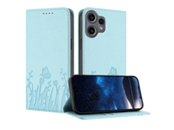 Capa Magnética Para Celular Em Couro Vegano Com Estampa De Tulipas E Borboletas, Da Marca For Nothing Cmf Phone 2 Pro.