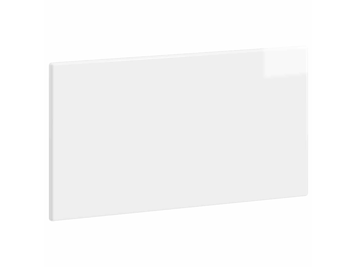 Vidaxl Cabeceira Montada Na Parede Breda Branco Brilhante