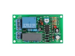 Módulo de relé com timer atraso de 1-60s entrada/saída 220V 10A placa de controle S/MARCA