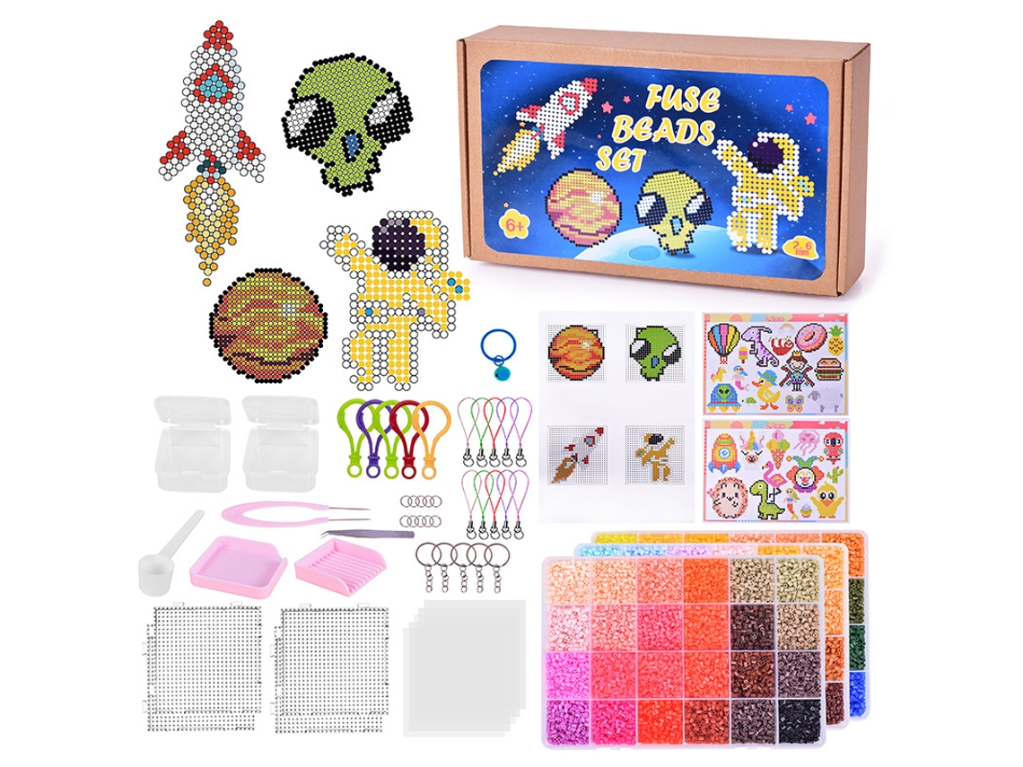 Contas de Fusão Kit CZHHMART com 10.000+ Contas Coloridas de 2.6mm, para Artesanato Diy para Criançasestilo 3