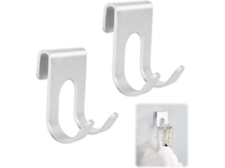 2 Suportes Inox Autoadesivos À Prova D‘água P/ Barbeador ZYBLSSBB