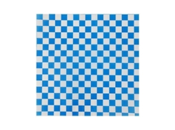 100 Unidades De Papel Manteiga Antiaderente Resistente A Óleo, Utensílios Cozinha, Azul - 18 X Cm