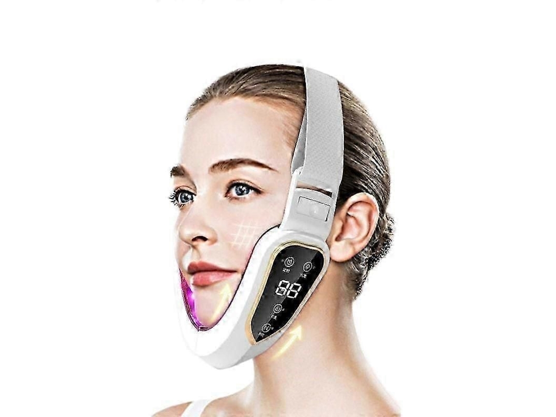 Aparelho de Lifting Facial com Terapia Fótons Led, Massageador Vibratório para Emagrecimento e Redução da Papada, Aq GOKOCO