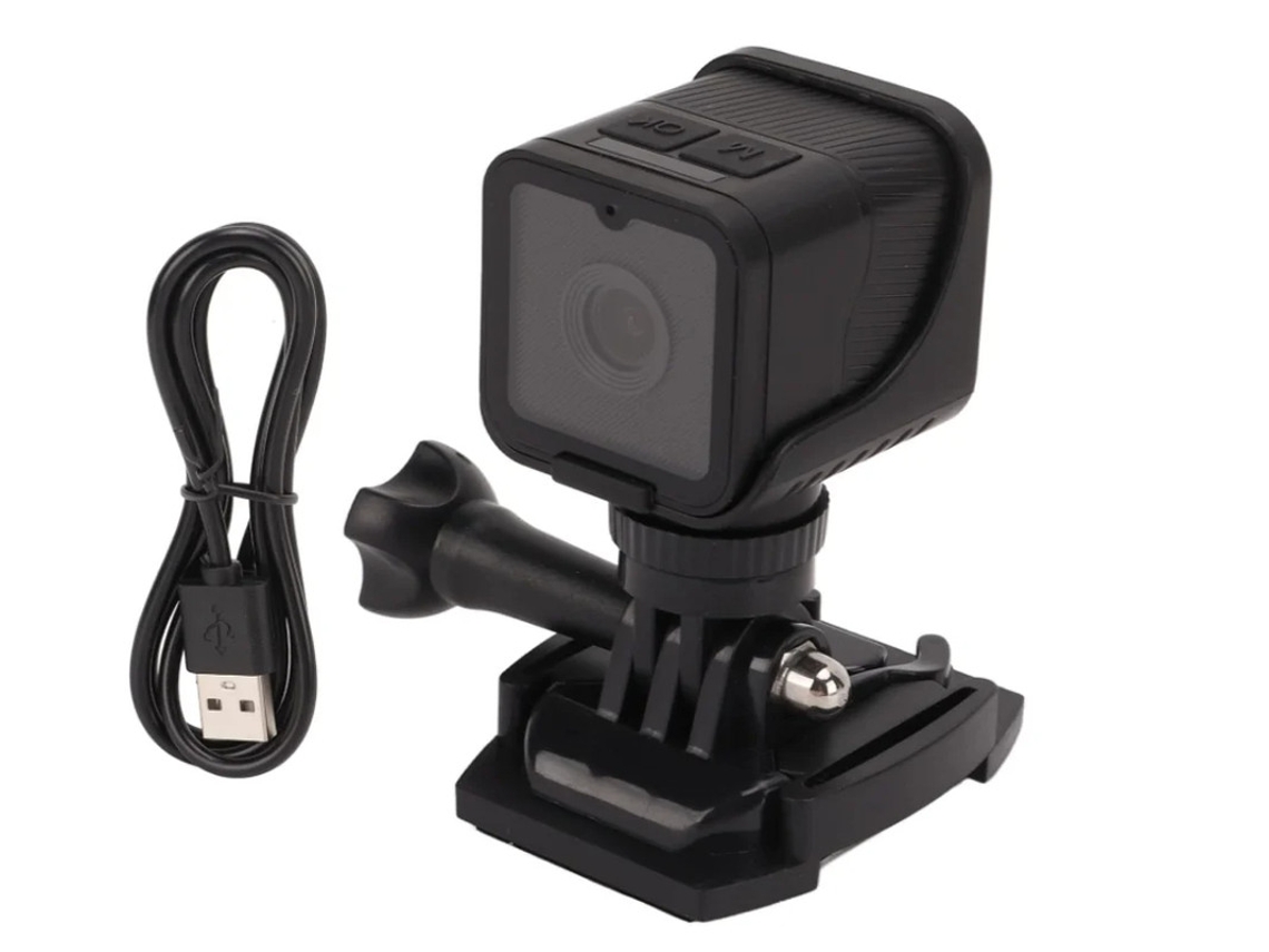 Câmara De Ação Wifi Mini Câmara Sem Fios Portátil 1080p Com Microfone Suporte Para Ecrã De Visualização Em Tempo Real Para Yizhood