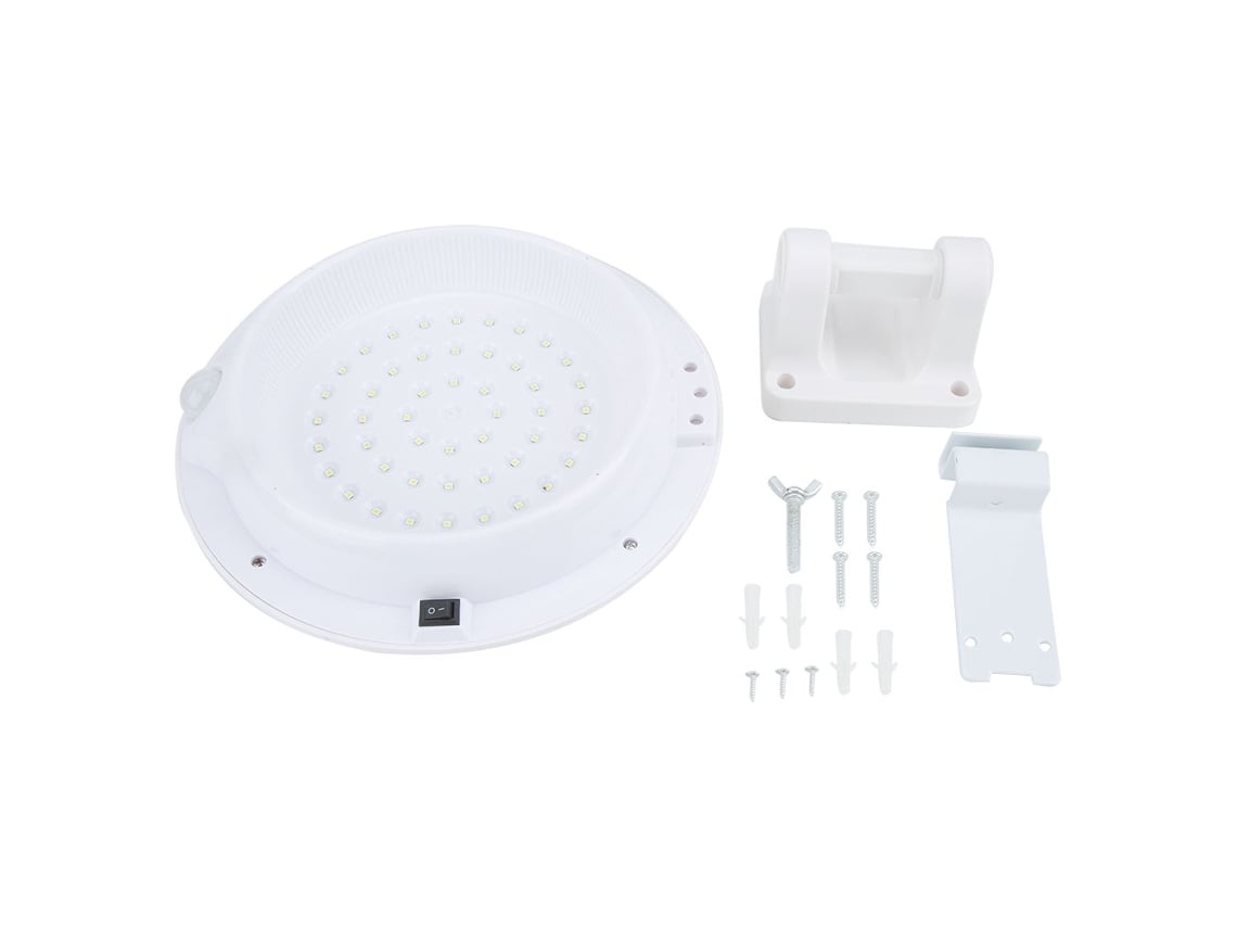 2026 luz Solar Jardim Exterior com 48 Leds Impermeável Sensor Parede Luz Branca