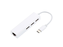 Hub Usb 2.0 Divisor Usb de Placa de Rede Lan de Alta Velocidade para Laptop Disco U ALLINLESS