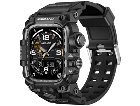 Bracelete Fwinl Para Apple Watch Ultra 49mm Preto