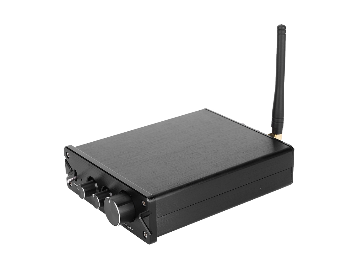 Amplificador de potência digital Veloriskku Tpa3116 2.0 Dual-core 100w x 2 Qcc3003 para home theater