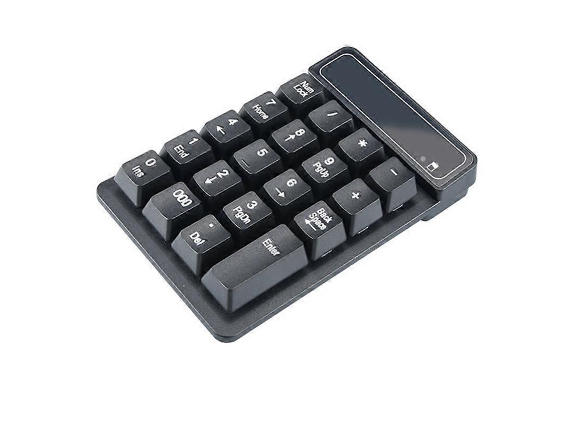 Teclado Sem Fio De 2,4 Ghz, Mini Teclado Numérico Usb Com 19 Teclas E Receptor Para Contabilidade L -aquaforge