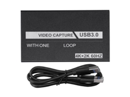 Conversor Hdmi Para Usb 3.0 Captura 4k 60hz Com Porta De Áudio Mic