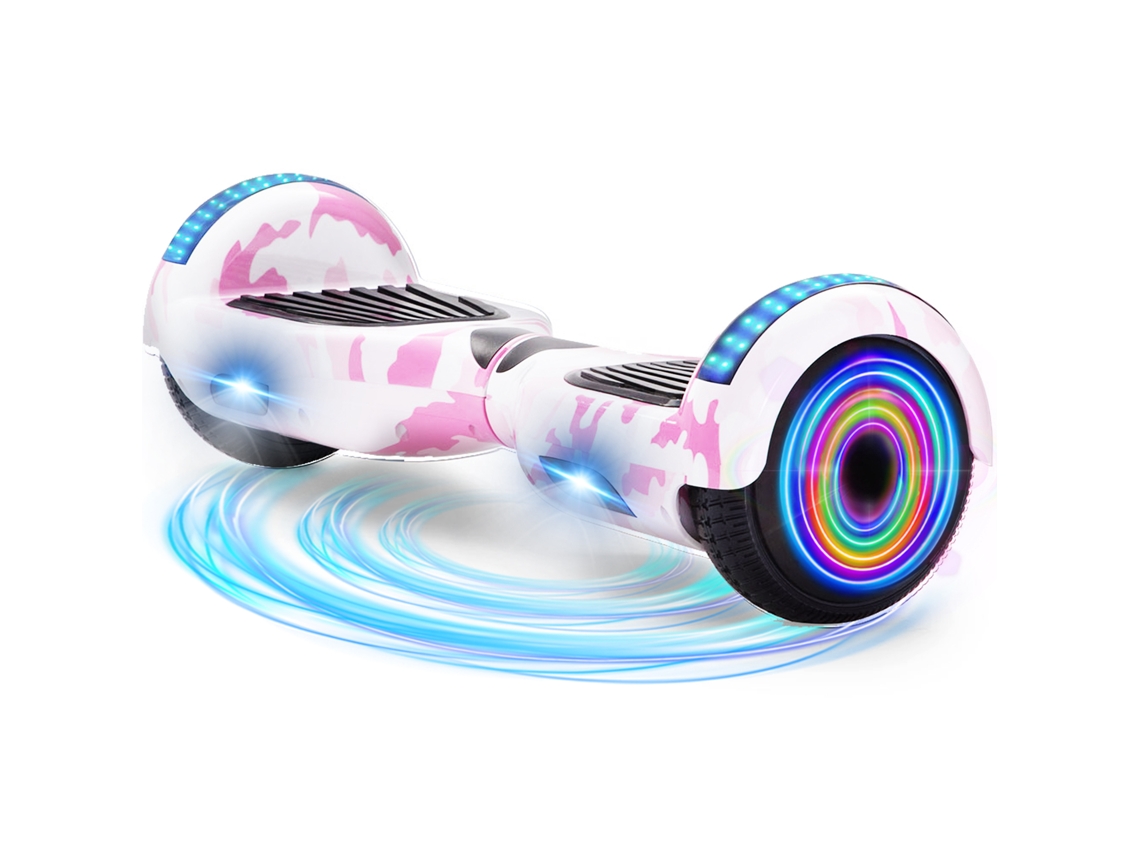 Hoverboard NEIWAI z1+ Rosa para Crianças (Coluna Bluetooth Autonomia
