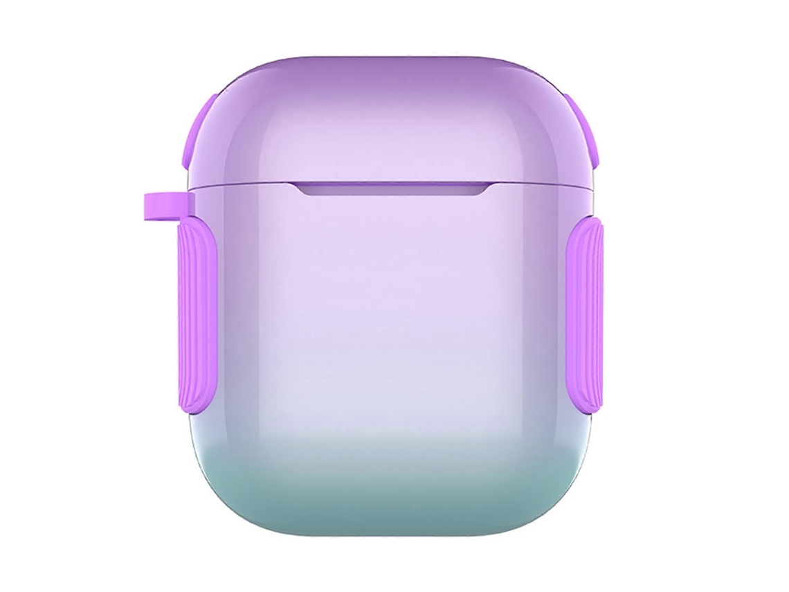 Capa Para Fone De Ouvido 2 Em 1, Verniz Colorido, Pc + Tpu Para Airpods 2/1