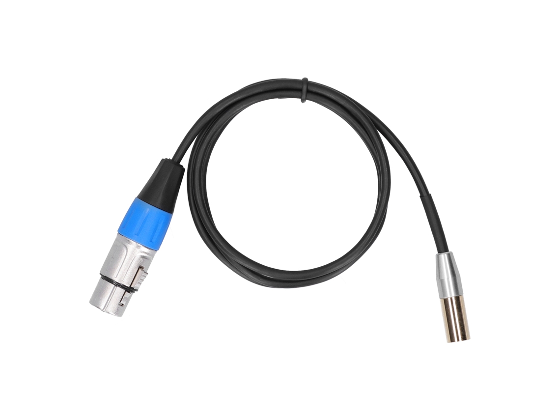 Cable Mini Xlr Macho a Xlr Hembra, 1 M, Zinc y Cobre | S/MARCA