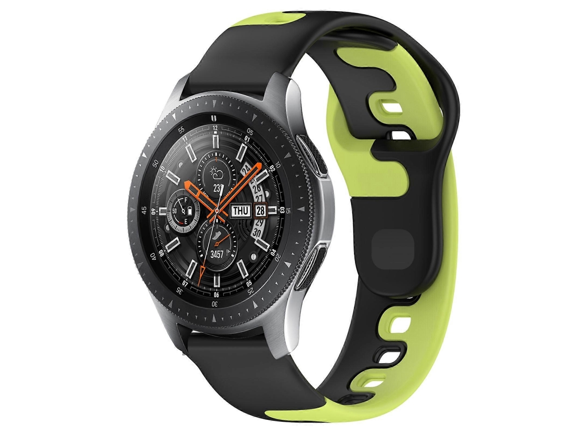 Pulseira De Silicone Bicolor De 22 Mm