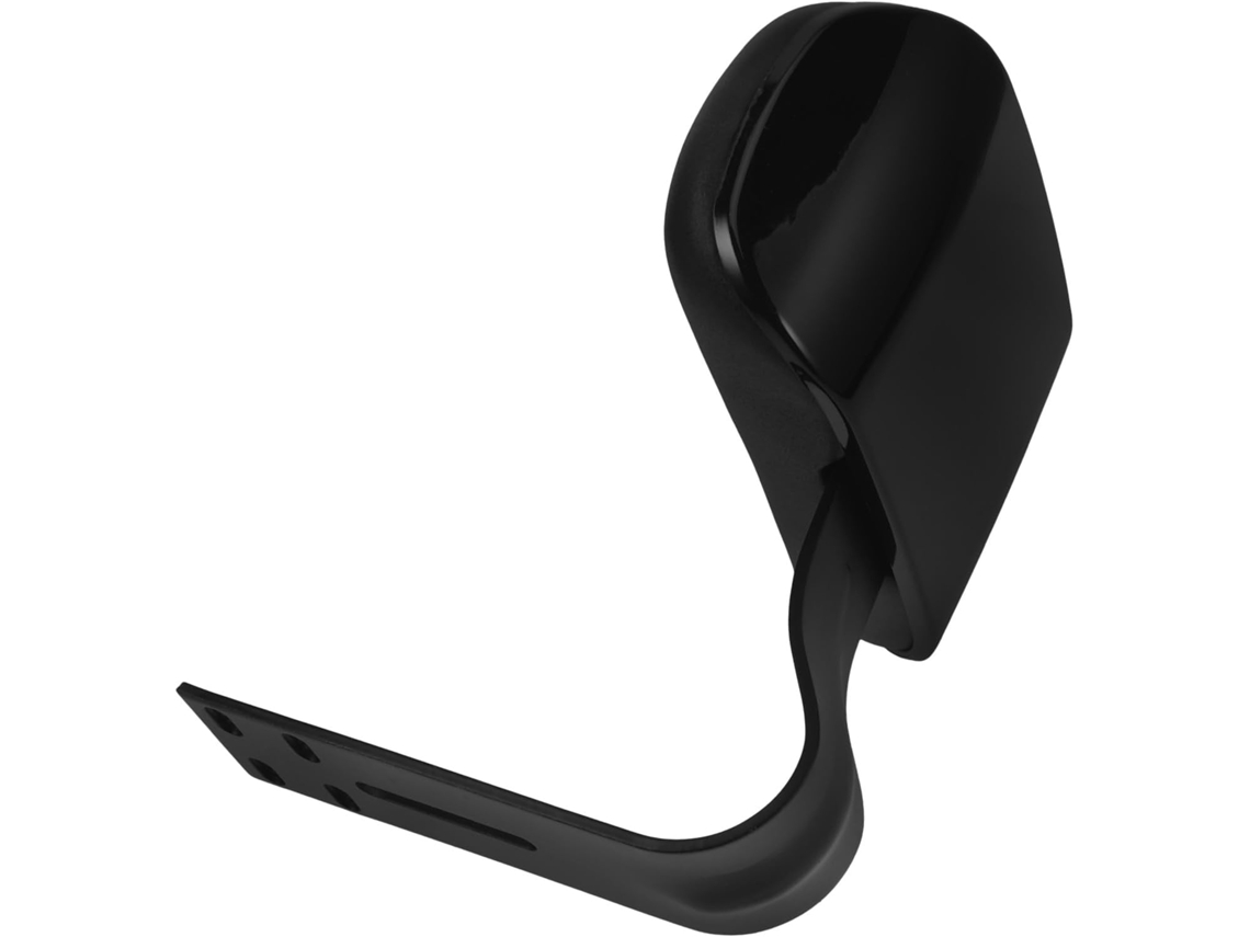 Encosto Antiderrapante Para Motocicleta Em Aço E Espuma Para Banco Traseiro, Preto.