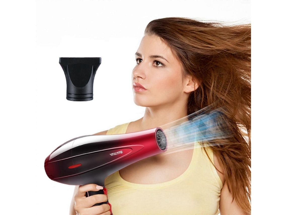 Secador de Cabelo 220v para Homens e Mulheres, com 5 Configurações de Temperatura, Secagem Rápida e Bocal Concentrador. Modelo Flye3011. TAISHENGDA