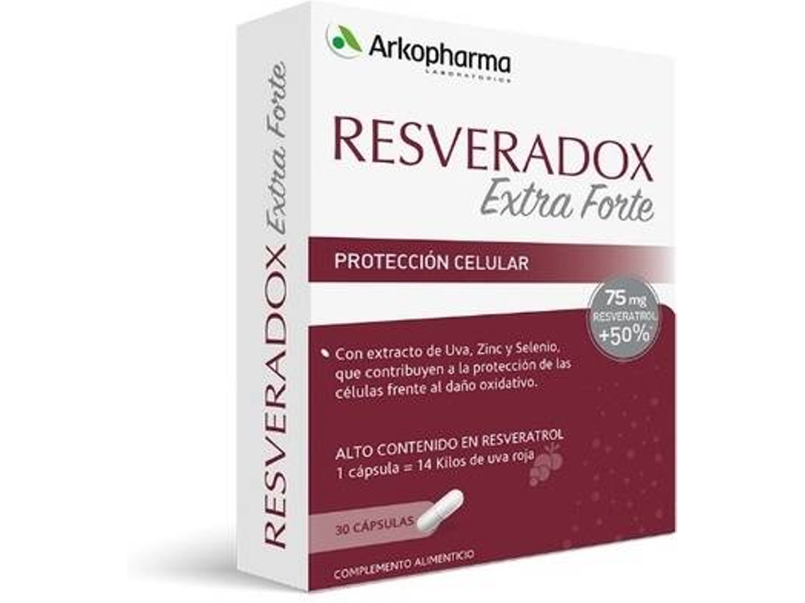 Suplemento Alimentar ARKOPHARMA Resveradox Extra Forte (30 cápsulas)