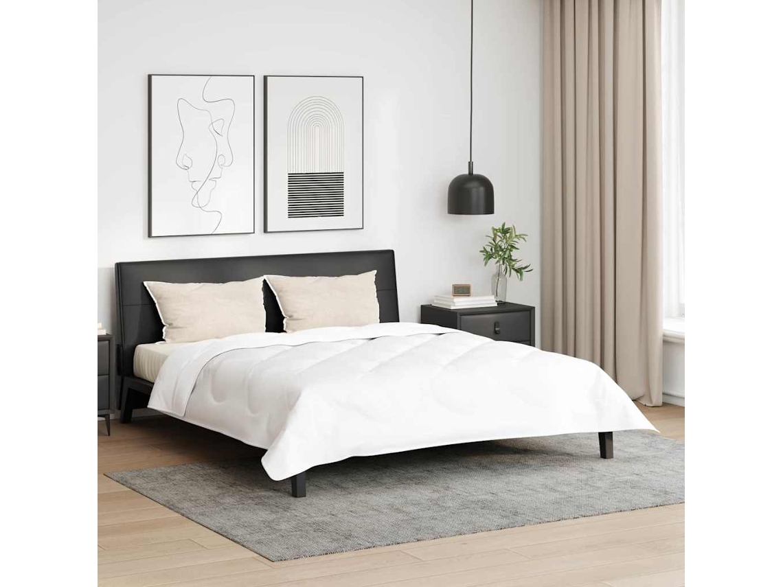 Vidaxl Almofada 2 Pcs Branco 80 X 40 X 20 Cm Algodão E Poliéster