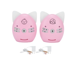Monitor de Áudio Digital para Bebés, Alarmes Portáteis e Detetor de Choro Sem Fios Pink LAXISCREED
