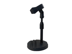 Mini suporte para luz UV para unhas de gel com rotação de 360 graus, portátil e multifuncional, preto.