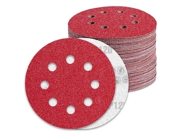 Lixa De 125 Mm, Grão 120, 100 Peças, Placa De Lixa De 8 Furos Para Lixadeira Excêntrica, Debuns Slowmoose