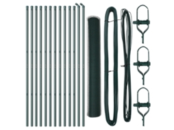 Conjunto 1 Cerca Para Jardim Vidaxl Verde Aço (25 X 1,2 M)