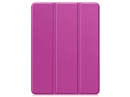 Capa Para Apple Ipad Pro 11 2024 Com Porta-caneta Roxo