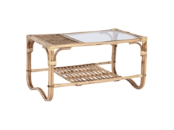 Mesa de Centro HOME ESPRIT Natural Bambu Rotim 76 X 46 X 40 Cm