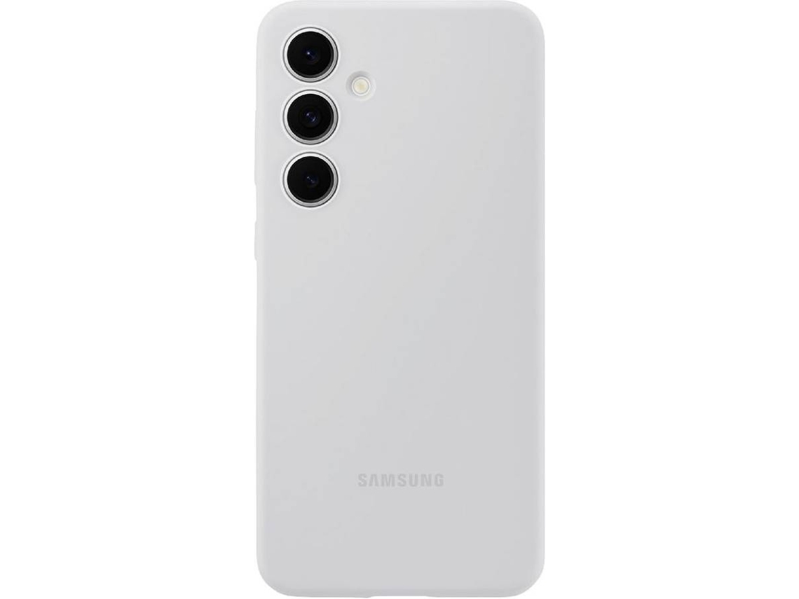 Capa Silicone Samsung Galaxy S24 FE (Cinzento)