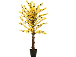 Planta Artificial EUROPALMS Forsythia (Amarelo - 120 cm)