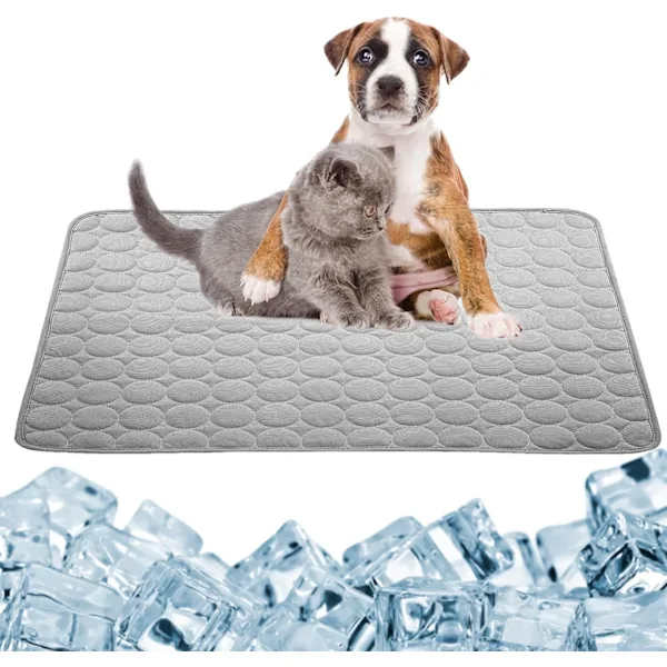 Tapete Refrescante, para Cães e Gatos, Autorefrescante, 40x30 Cm, Multicolorido AQUAFORGE