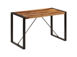 Vidaxl Mesa De Jantar 120x60x76 Cm Madeira De Acácia Maciça