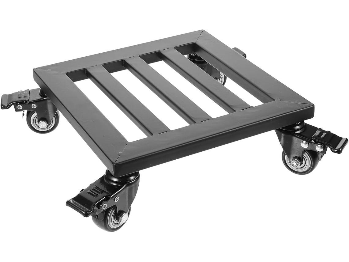 Suporte Para Plantas Com Rodinhas Para Vasos Quadrados De 23x23 Cm, Base Móvel Robusta Com Rodas Pre