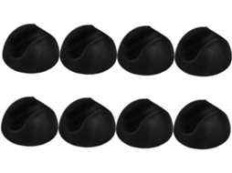 Conjunto De 8 Protetores Pés Mesa Em Pvc, Semiesféricos E Que Não Riscam O Piso, Ideais Para Projetos Faça Você Mesmo De