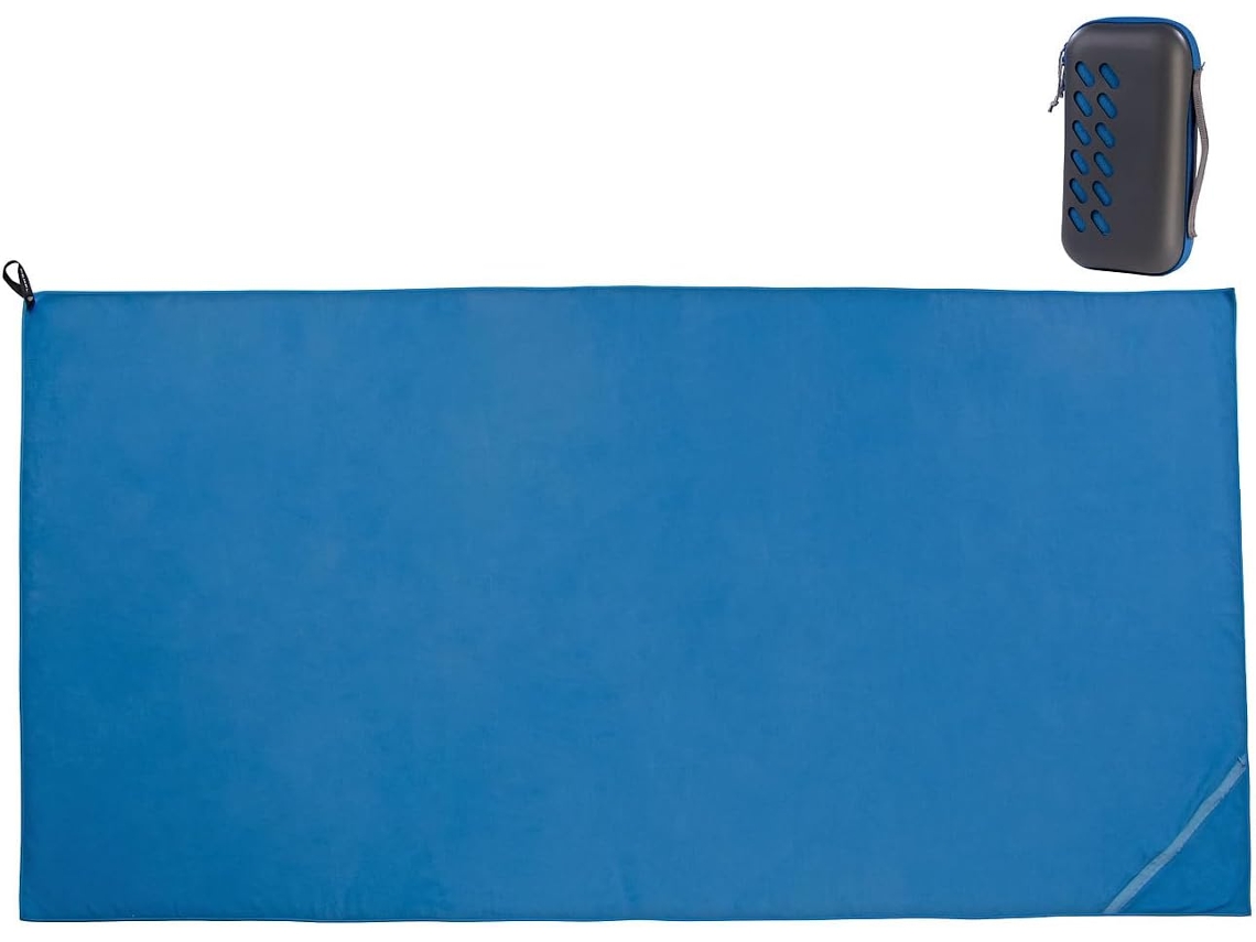 Toalha Esportiva Toalha De Microfibra Com Bolso, Secagem Rápida, 200 X 100 Cm, Azul (pequena Toalha Gokoco