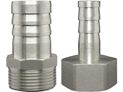 Adaptador de Conexão para Jardim 1/2" 3/4" 1" Bsp Fêmea/macho X 8/10/12/14/16/19mm Acoplamento Mangueira | S/MARCA