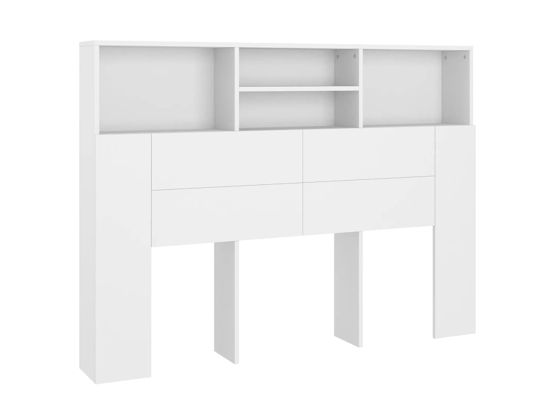 Cabeceira de cama branca 140x19x103,5 cm MAISON EXCLUSIVE