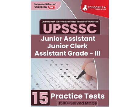 Livro UPSSSC Junior Assistant, Junior Clerk and Assistant Grade III de Edugorilla Prep Experts (Inglês)
