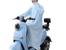 Traje de Proteção Solar Business com Manga Longa UV para Ciclismo Azul Céu