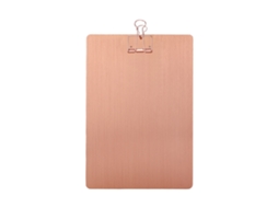 Tablero De Dibujo De Metal Resistente Al Rasgado Y Portapapeles De Acero Inoxidable Para Escritura Y Pintura Color Rosa Oro
