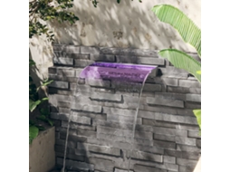 Vidaxl Cascata Com Leds Rgb 60 Cm Aço Inoxidável