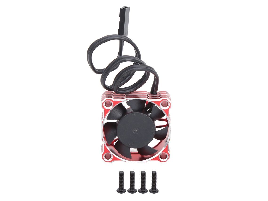 Ventilador Resfriamento Carro Rc À Prova D'água 16000rpm 30x30mm Vermelho S/MARCA