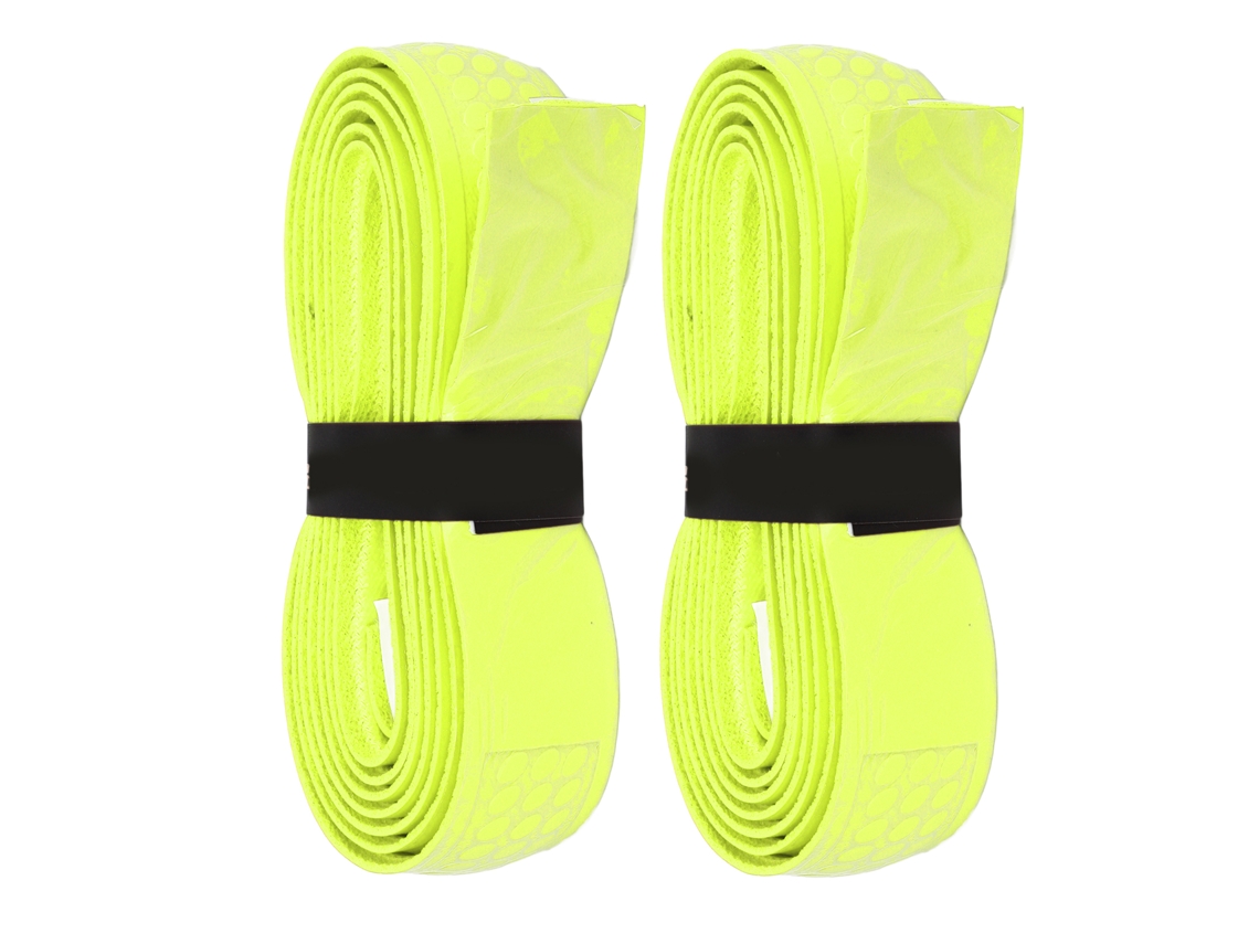 Business 2 Fitas de Grip para Raquete de Tênis e Badminton Grosso Overgrips Absorvente de Suor Amarelo | S/MARCA